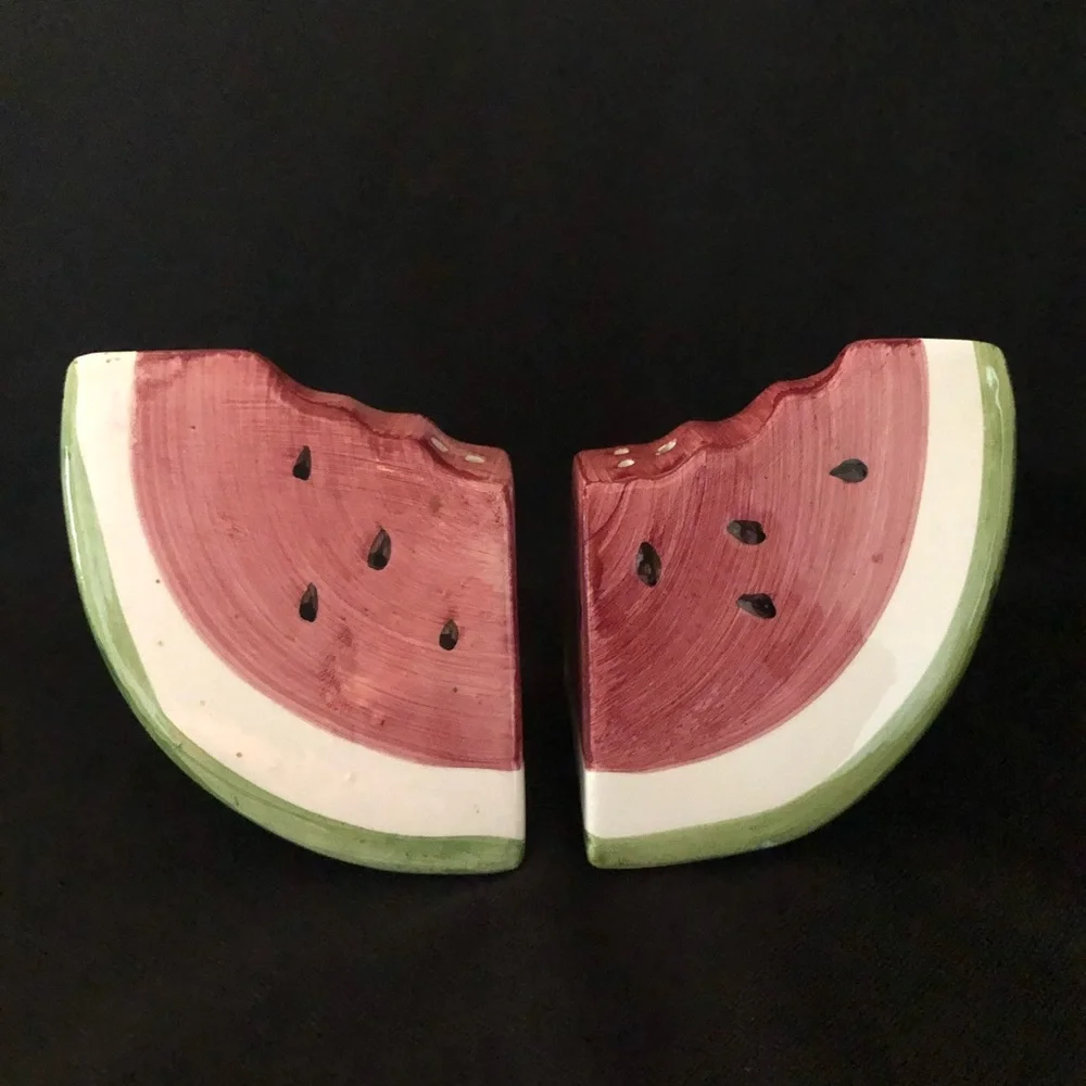 Watermelon Slices Ceramic Salt & Pepper Shakers - Picture 8 of 8